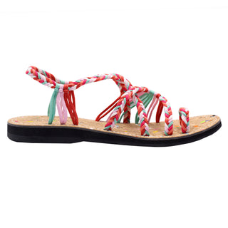 Multicolor Flat Sandals Explore Holi