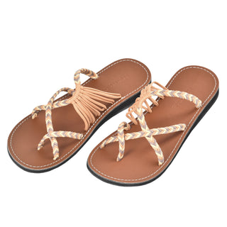 Brown Flat Sandals Seaside Arabian Sands