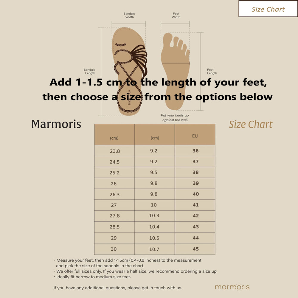 Explore size guide
